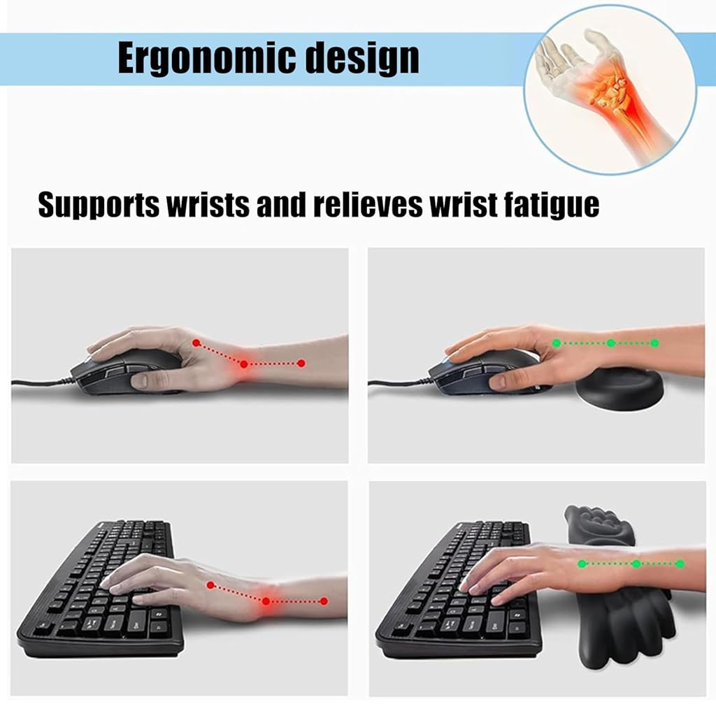 ZORBES® Angel Wings Keyboard and Mouse Wrist Rest ZORBES® Angel Wings Keyboard and Mouse Wrist Rest